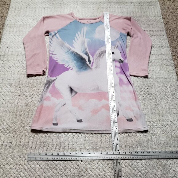 Wonder Nation Unicorn Long Sleeve Top Size L 10-12 - Picture 2 of 8